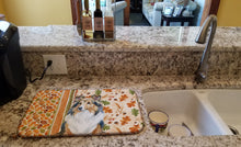Load image into Gallery viewer, Sable Sheltie Heirloom Fall Dish Drying Mat