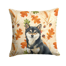 Load image into Gallery viewer, Black and Tan Shiba Inu Heirloom Fall Throw Pillow