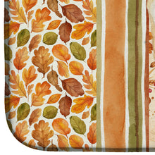Load image into Gallery viewer, Cream Shiba Inu Heirloom Fall Dish Drying Mat
