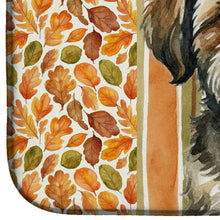 Load image into Gallery viewer, Brindle Shih Tzu Heirloom Fall Dish Drying Mat