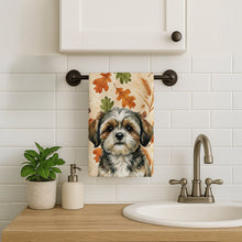 Load image into Gallery viewer, Brindle Shih Tzu Heirloom Fall Kitchen Towel