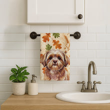 Load image into Gallery viewer, Liver Shih Tzu Heirloom Fall Kitchen Towel