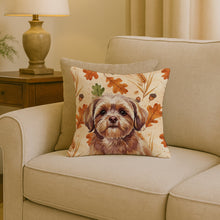 Load image into Gallery viewer, Liver Shih Tzu Heirloom Fall Throw Pillow