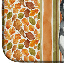 Load image into Gallery viewer, Siberian Husky Heirloom Fall Dish Drying Mat