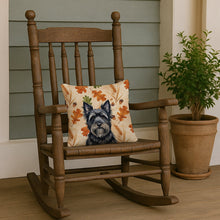 Load image into Gallery viewer, Black Skye Terrier Heirloom Fall Throw Pillow