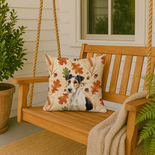 Load image into Gallery viewer, Smooth Fox Terrier Heirloom Fall Throw Pillow
