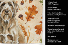 Load image into Gallery viewer, Spinone Italiano Heirloom Fall Kitchen Towel
