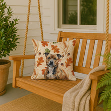 Load image into Gallery viewer, Brindle Staffordshire Bull Terrier Heirloom Fall Throw Pillow