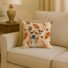 Load image into Gallery viewer, Fawn Staffordshire Bull Terrier Heirloom Fall Throw Pillow