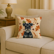 Load image into Gallery viewer, Standard Schnauzer Heirloom Fall Throw Pillow