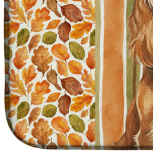 Load image into Gallery viewer, Sussex Spaniel Heirloom Fall Dish Drying Mat