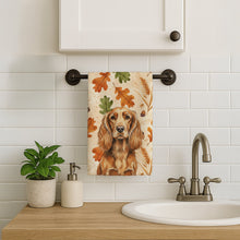 Load image into Gallery viewer, Sussex Spaniel Heirloom Fall Kitchen Towel