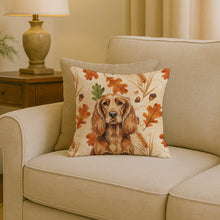 Load image into Gallery viewer, Sussex Spaniel Heirloom Fall Throw Pillow