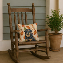 Load image into Gallery viewer, Black and Tan Tibetan Mastiff Heirloom Fall Throw Pillow