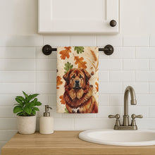 Load image into Gallery viewer, Red Gold Tibetan Mastiff Heirloom Fall Kitchen Towel