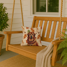 Load image into Gallery viewer, Red Gold Tibetan Mastiff Heirloom Fall Throw Pillow