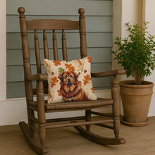 Load image into Gallery viewer, Red Gold Tibetan Mastiff Heirloom Fall Throw Pillow