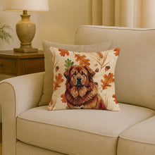 Load image into Gallery viewer, Red Gold Tibetan Mastiff Heirloom Fall Throw Pillow