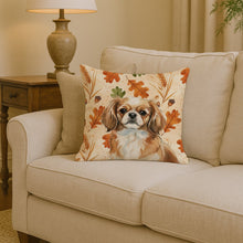 Load image into Gallery viewer, Tibetan Spaniel Heirloom Fall Throw Pillow