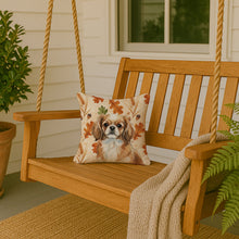 Load image into Gallery viewer, Tibetan Spaniel Heirloom Fall Throw Pillow