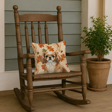 Load image into Gallery viewer, Tibetan Spaniel Heirloom Fall Throw Pillow