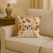 Load image into Gallery viewer, Cream Tibetan Spaniel Heirloom Fall Throw Pillow