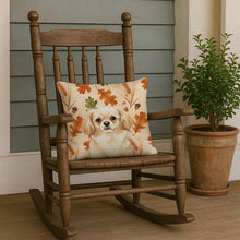 Load image into Gallery viewer, Cream Tibetan Spaniel Heirloom Fall Throw Pillow