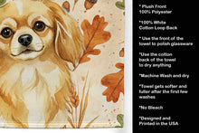 Load image into Gallery viewer, Gold Tibetan Spaniel Heirloom Fall Kitchen Towel