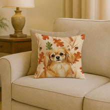 Load image into Gallery viewer, Gold Tibetan Spaniel Heirloom Fall Throw Pillow