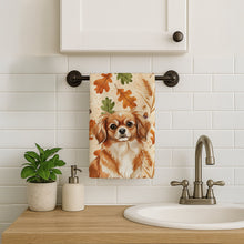 Load image into Gallery viewer, Red Tibetan Spaniel Heirloom Fall Kitchen Towel