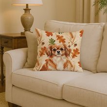 Load image into Gallery viewer, Red Tibetan Spaniel Heirloom Fall Throw Pillow