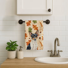 Load image into Gallery viewer, Toy Fox Terrier Heirloom Fall Kitchen Towel