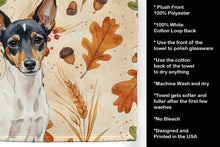 Load image into Gallery viewer, Toy Fox Terrier Heirloom Fall Kitchen Towel