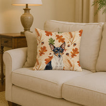 Load image into Gallery viewer, Toy Fox Terrier Heirloom Fall Throw Pillow