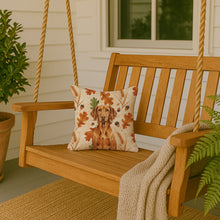 Load image into Gallery viewer, Vizsla Heirloom Fall Throw Pillow
