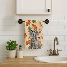 Load image into Gallery viewer, Weimaraner Heirloom Fall Kitchen Towel