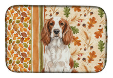 Load image into Gallery viewer, Welsh Springer Spaniel Heirloom Fall Dish Drying Mat