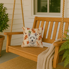 Load image into Gallery viewer, Westie Heirloom Fall Throw Pillow