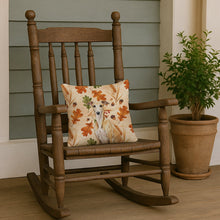 Load image into Gallery viewer, Fawn Whippet Heirloom Fall Throw Pillow