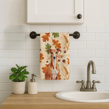 Load image into Gallery viewer, Red Whippet Heirloom Fall Kitchen Towel