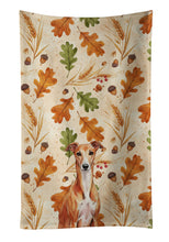Load image into Gallery viewer, Red Whippet Heirloom Fall Kitchen Towel