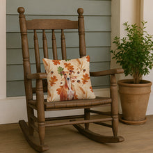 Load image into Gallery viewer, Red Whippet Heirloom Fall Throw Pillow