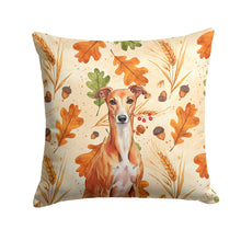 Load image into Gallery viewer, Red Whippet Heirloom Fall Throw Pillow