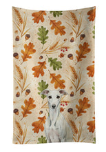 Load image into Gallery viewer, White Whippet Heirloom Fall Kitchen Towel