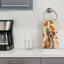 Load image into Gallery viewer, Wirehaired Pointing Griffon Heirloom Fall Kitchen Towel