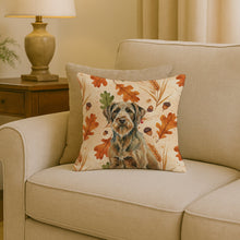 Load image into Gallery viewer, Chestnut Wirehaired Pointing Griffon Heirloom Fall Throw Pillow