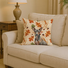 Load image into Gallery viewer, Xoloitzcuintli Heirloom Fall Throw Pillow