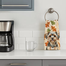Load image into Gallery viewer, Yorkiepoo Heirloom Fall Kitchen Towel
