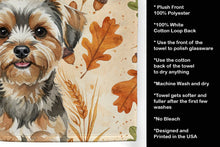 Load image into Gallery viewer, Yorkiepoo Heirloom Fall Kitchen Towel