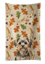 Load image into Gallery viewer, Yorkiepoo Heirloom Fall Kitchen Towel